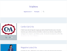 Tablet Screenshot of 2viafatura.com